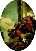Paolo  Veronese esther brought before abasuerus Spain oil painting artist